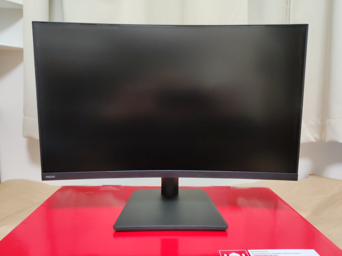 ゲーミングモニター pixio pxc243 144hz 23.6インチ 1ms