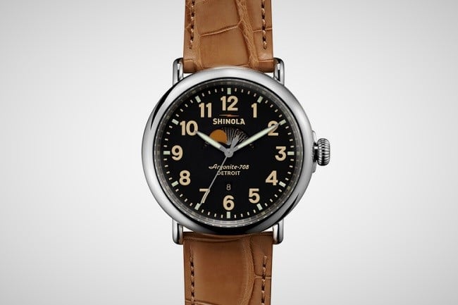 Shinola Runwell Moon Phase Watch