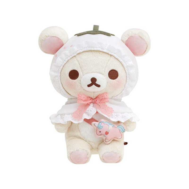 コリラックマ 白 いちご ぬいぐるみ リラックマストア限定 ぬいぐるみ