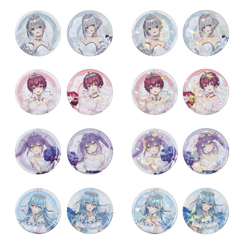 缶バッジ賞 缶バッジセット一番くじ ホロライブ ～Wedding Dress Style