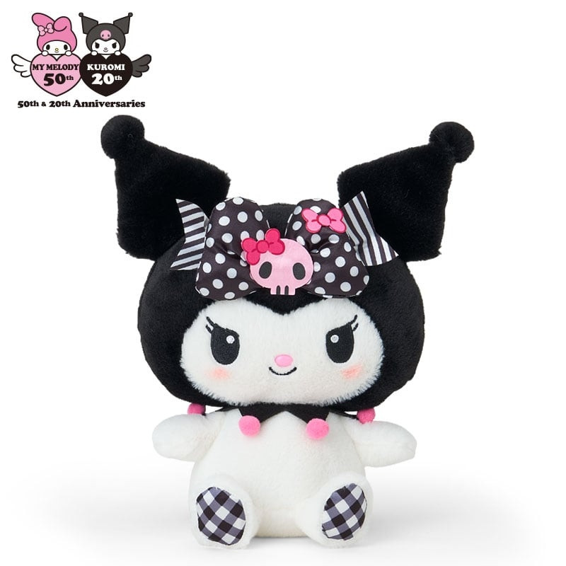 ビッグKuromi マイメロディ ぬいぐるみ スカル帽子 50cm クロミ