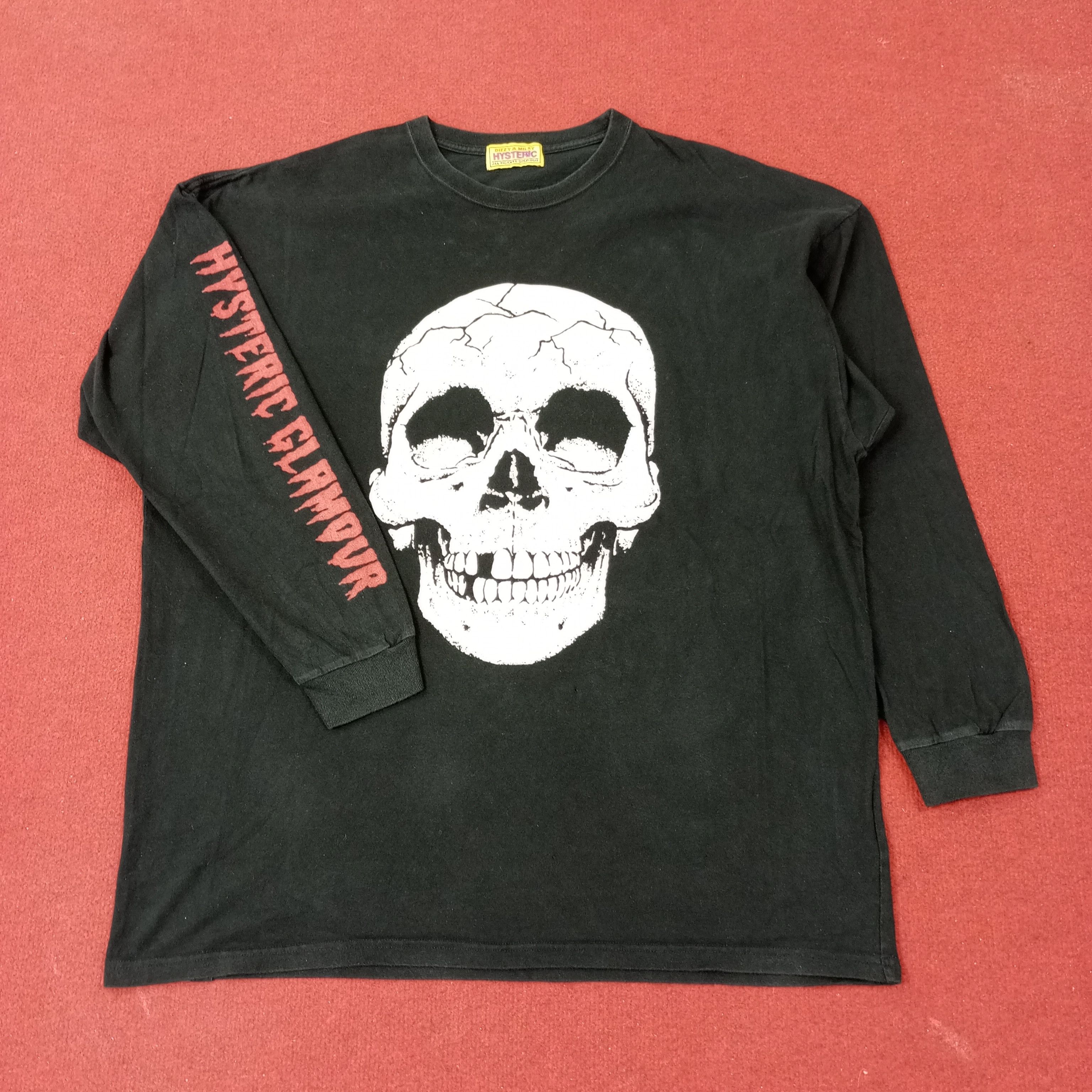 Hysteric Glamour skull t-shirt Vintage Hysteric Glamour Skull Rock
