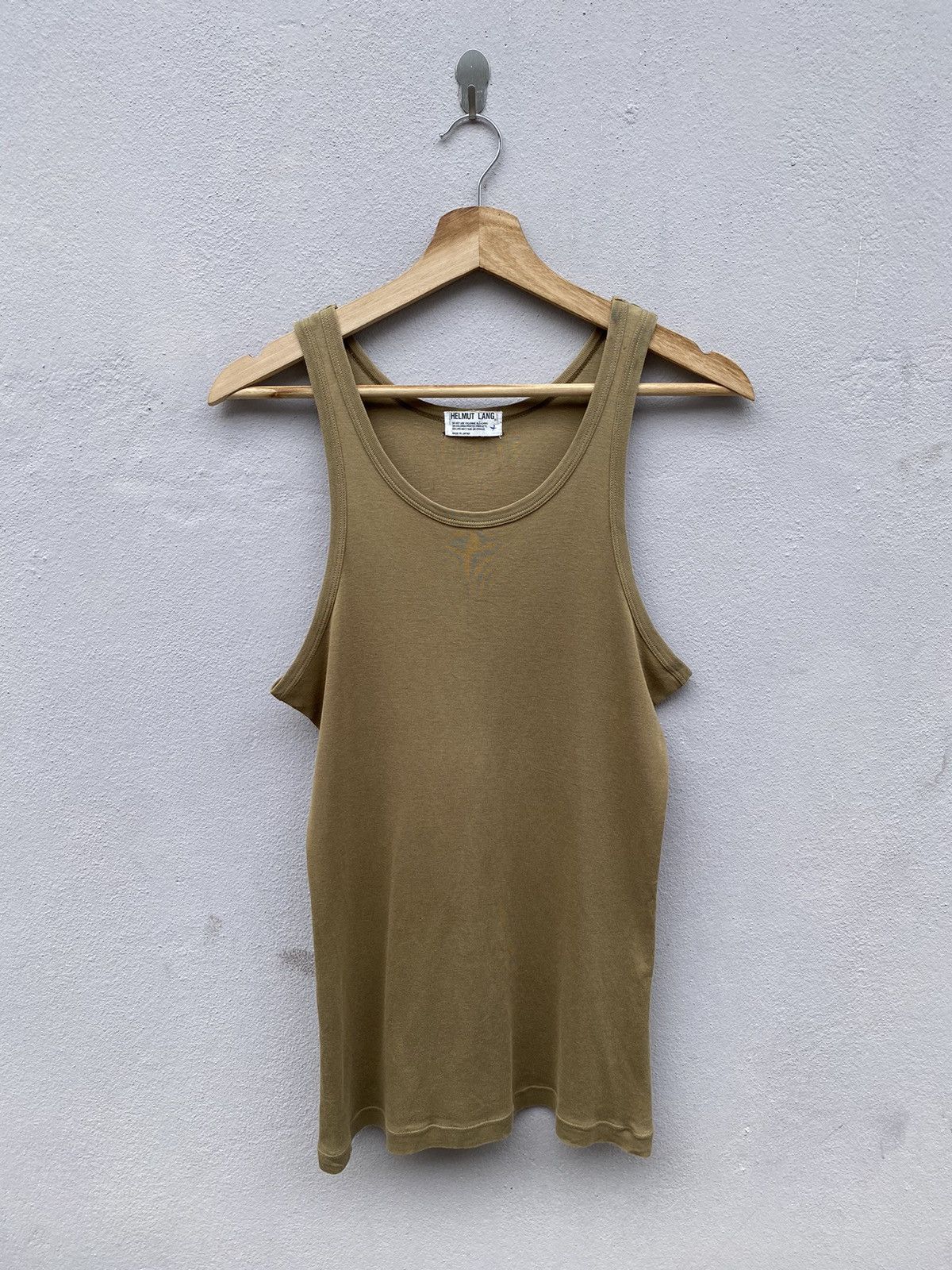 90s archive HELMUT LANG 日本製 タンクトップ オレンジM 90s archive