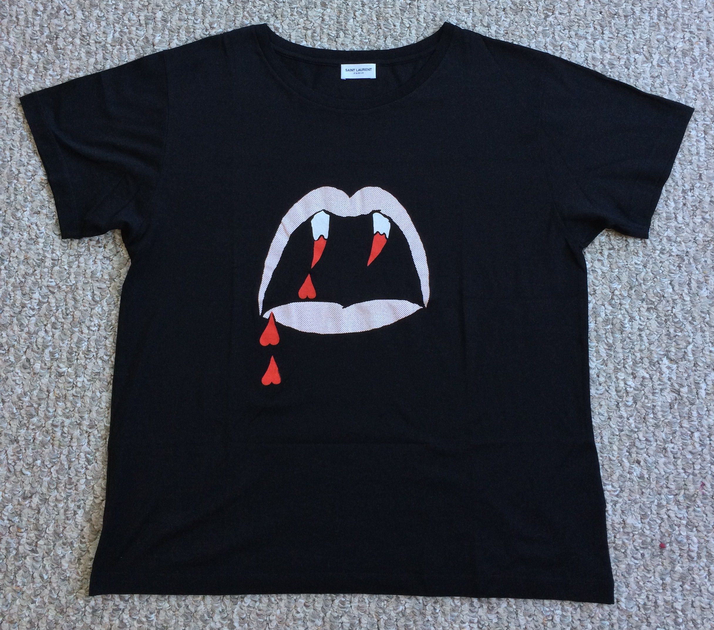 SAINT LAURENT Hedi期Vampire Tシャツ