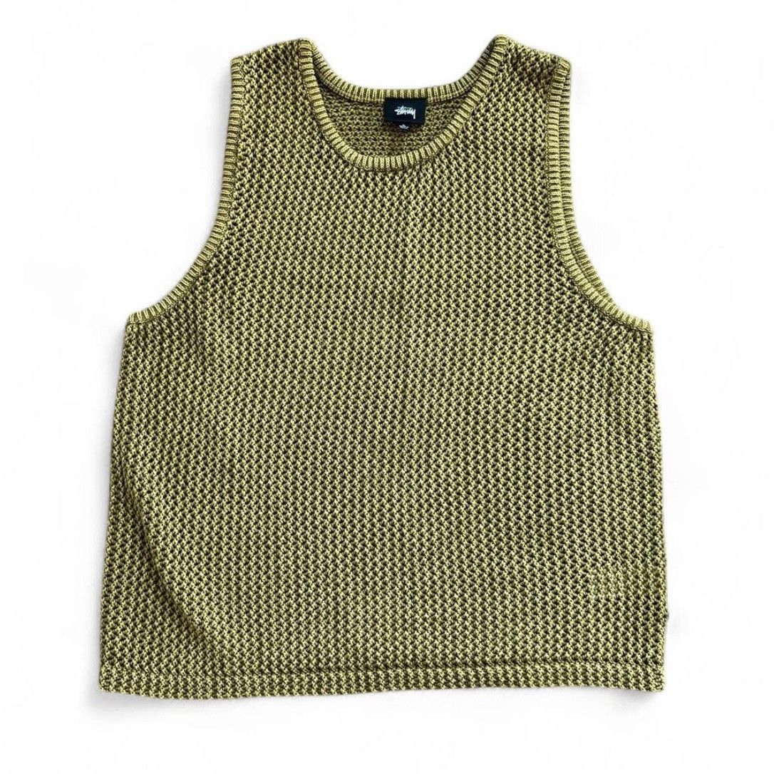 STUSSY ODyed Mesh Tank メッシュ タンクトップ M ステューシータンク