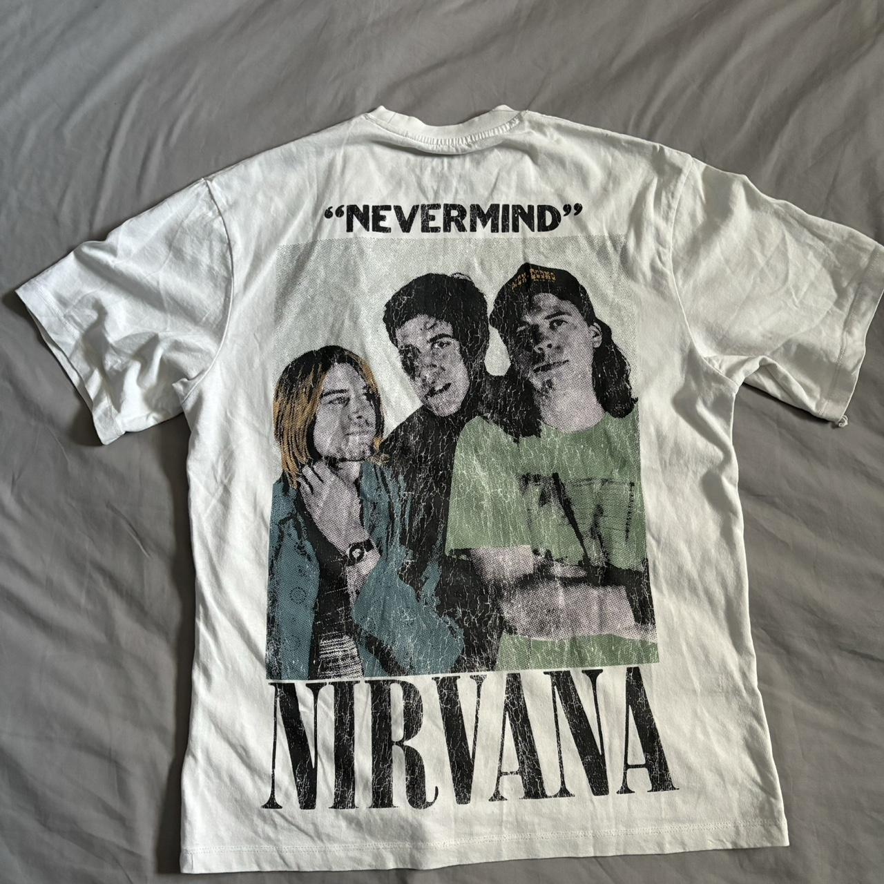Vintage Nirvana Band Portrait T-Shirt Kurt Cobain 1996 | eBay 90's