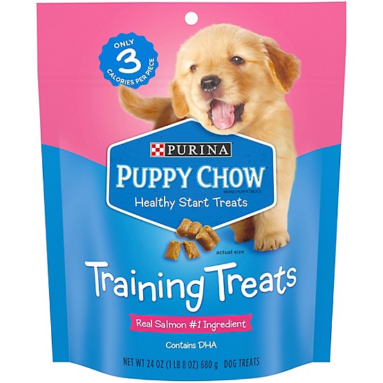 Purina Puppy Chow Salmon Flavor Dog Training Treats, 24 oz. at