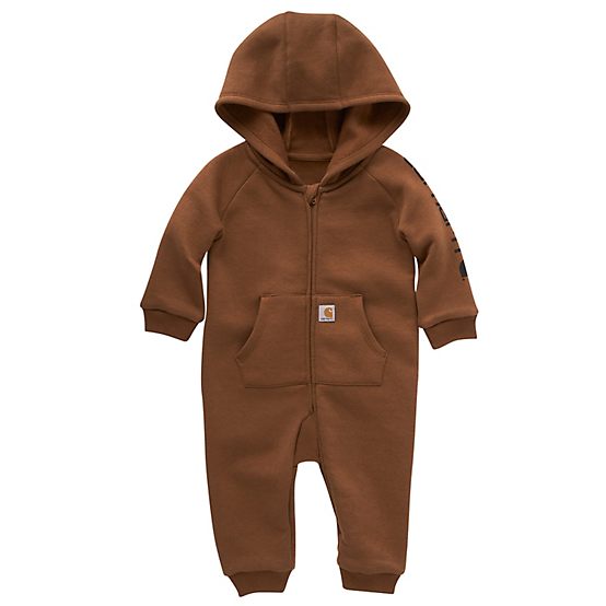 Carhartt Baby Boys' Fleece Zip Front Long-Sleeve Coveralls at