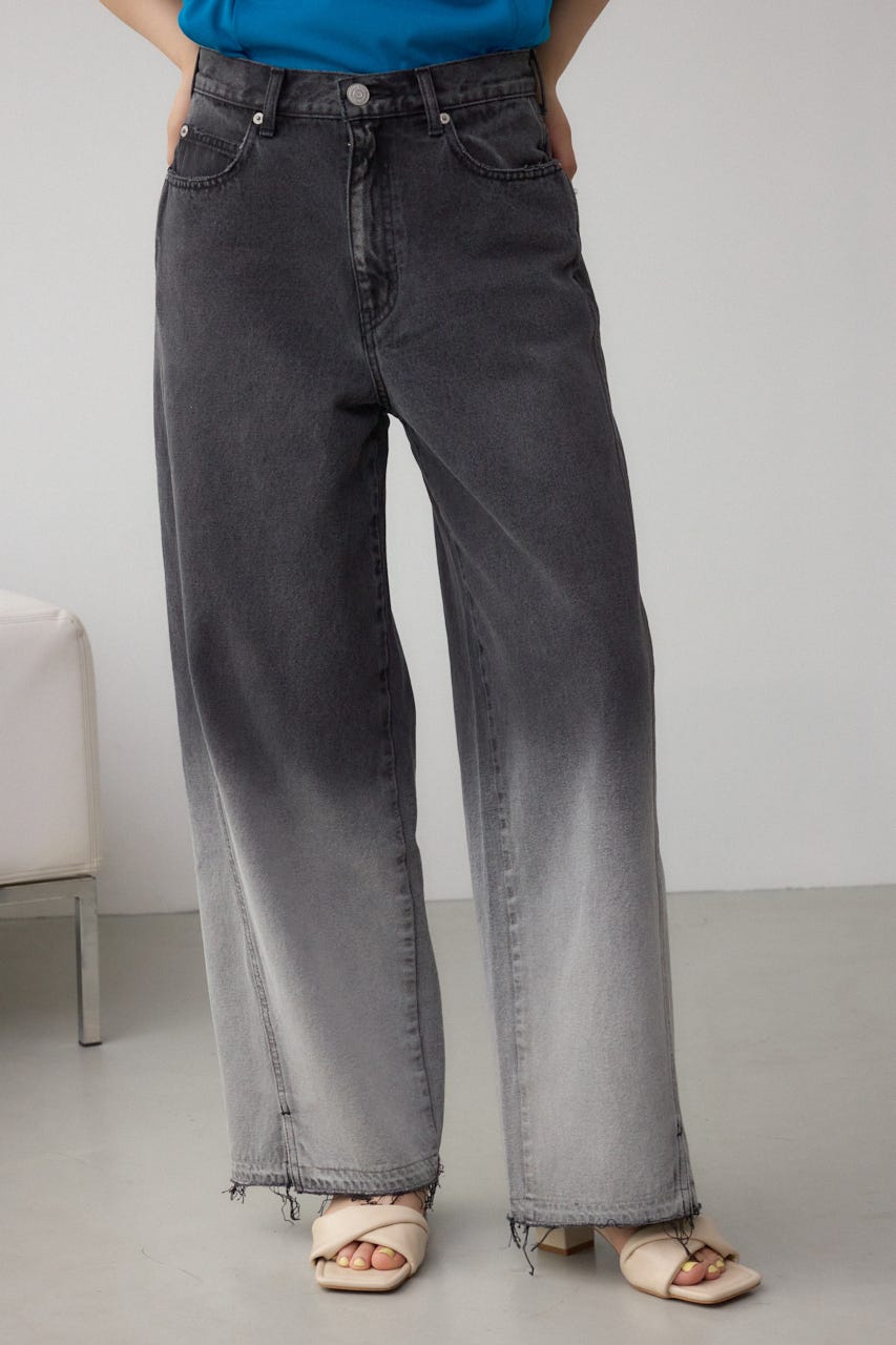 AZUL BY MOUSSY | AZUL DENIM グラデーションワイドデニム (ワイド