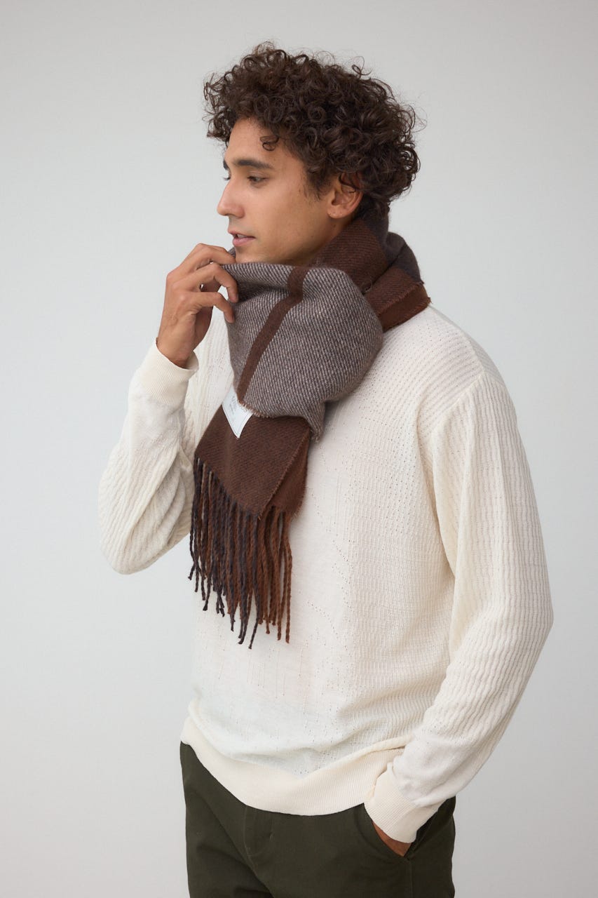 AZUL BY MOUSSY | リバーシブルマフラー (ストール・マフラー ) |SHEL