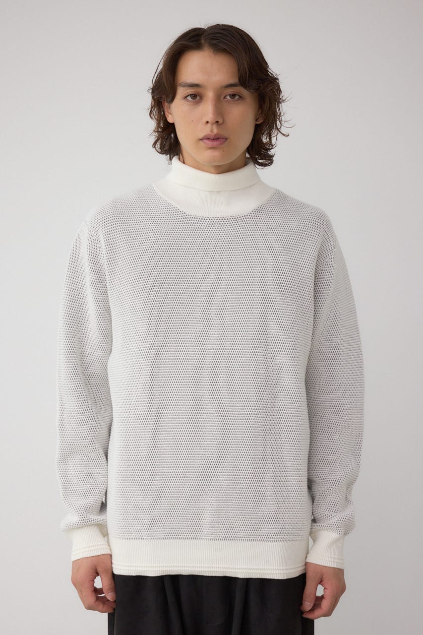 AZUL BY MOUSSY | ハニカムタートルネックニット (ニット ) |SHEL'TTER