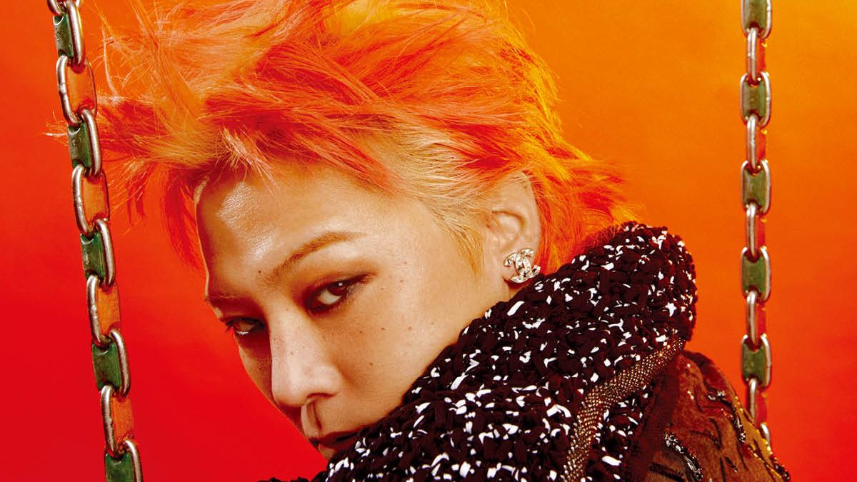 ジヨン GD G-DRAGON ジードラゴン 花柄ジャカードニットカーディガン G