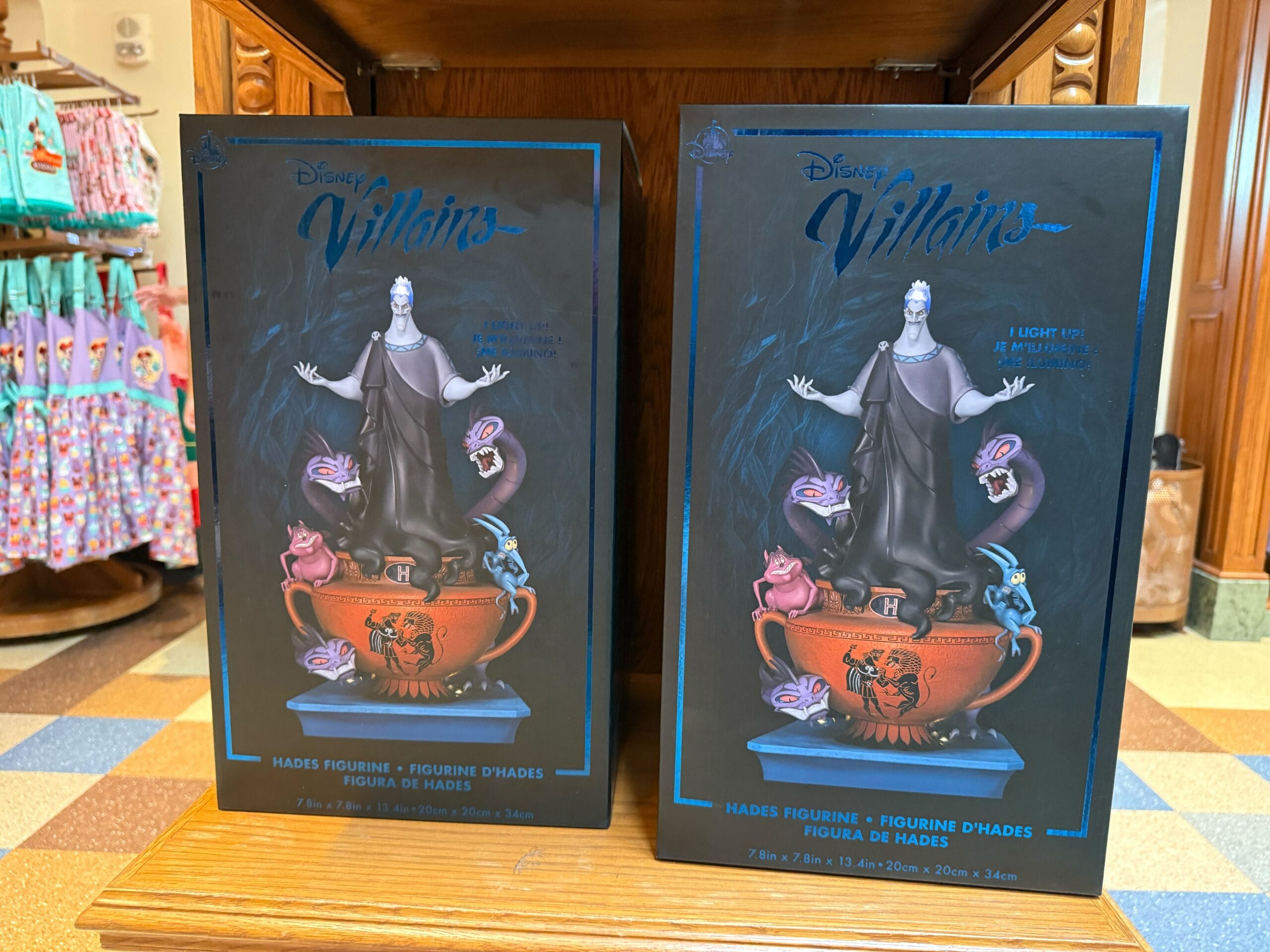 Disney Villains Light Up Hades Figure Now at Disneyland Resort