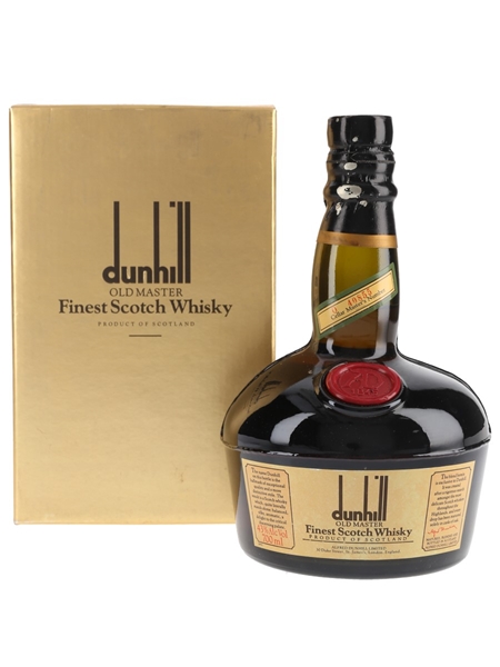 Dunhill Old Master Finest Scotch Whisky - Lot 102664 - Buy/Sell