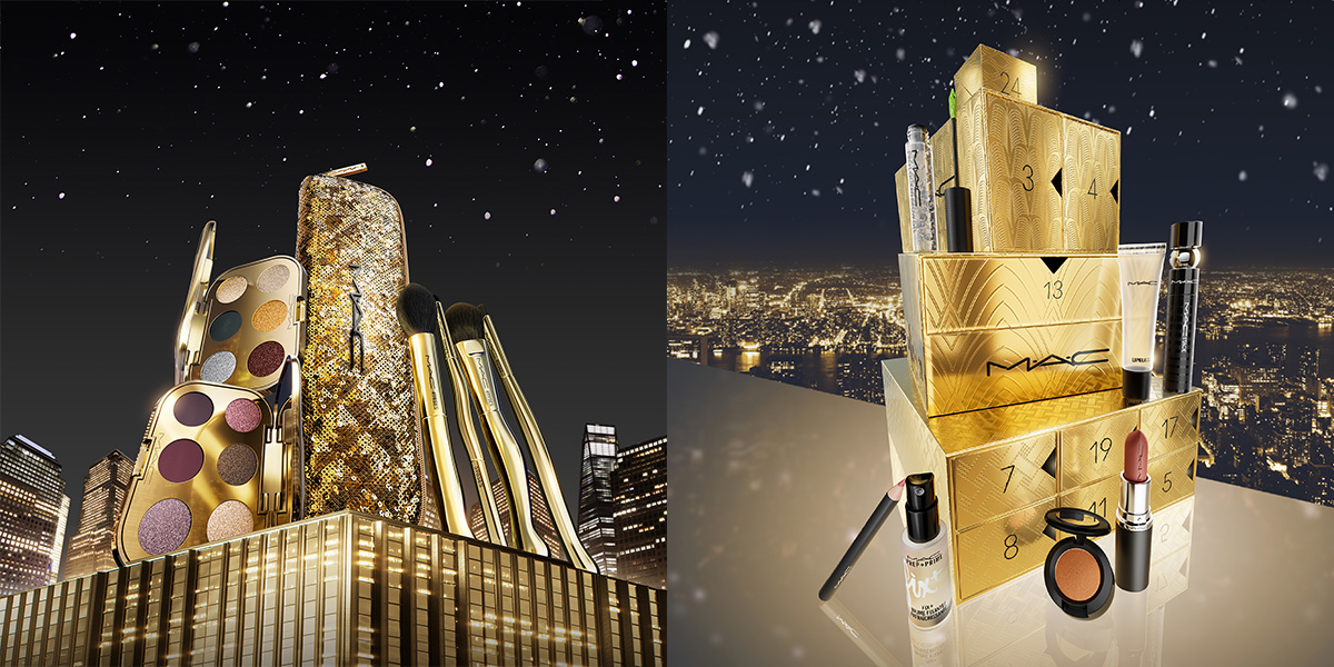 追記：【2024年クリスマスコフレ】「M・A・C」からゴールドに輝く