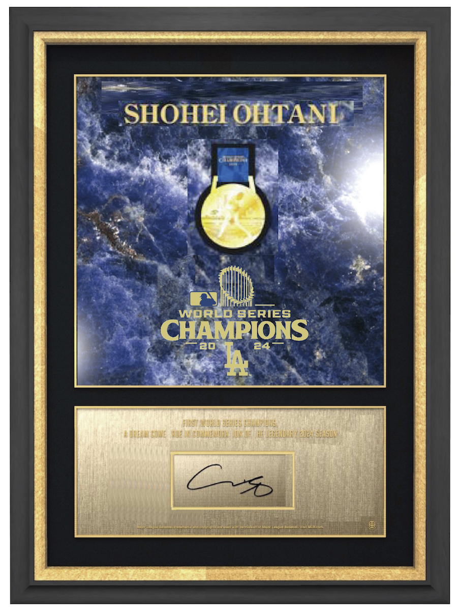 大谷ドジャースのワールドシリーズ優勝記念 今与が純金製メダルを国内