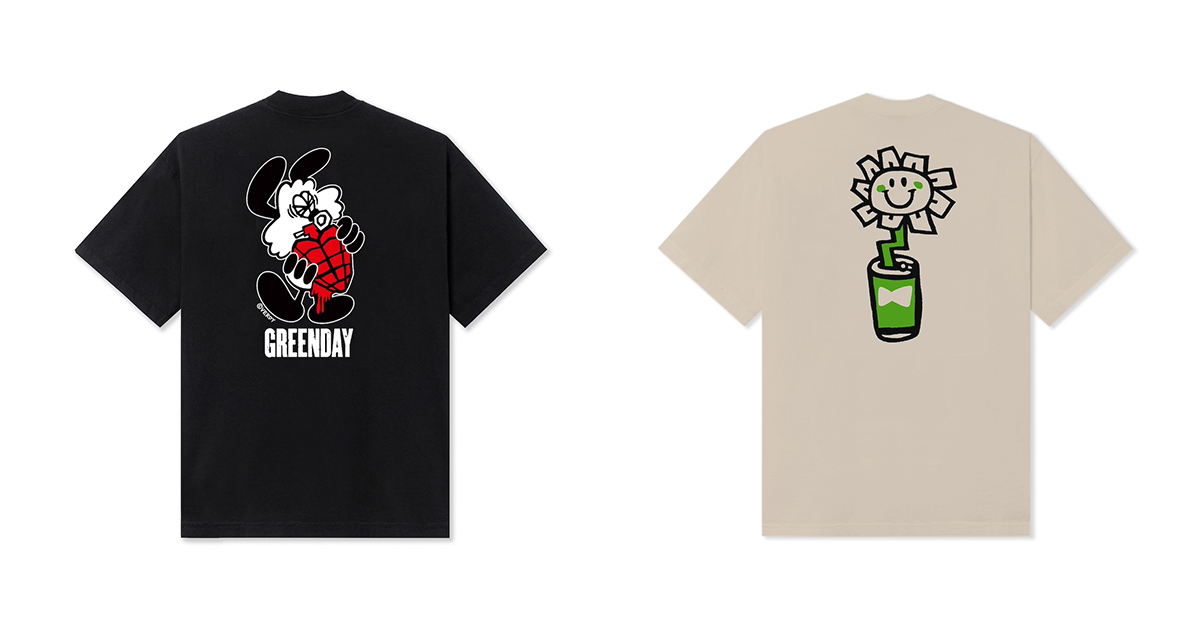 グリーン・デイ × VERDYによるコラボTシャツが発売 「ウェイステッド