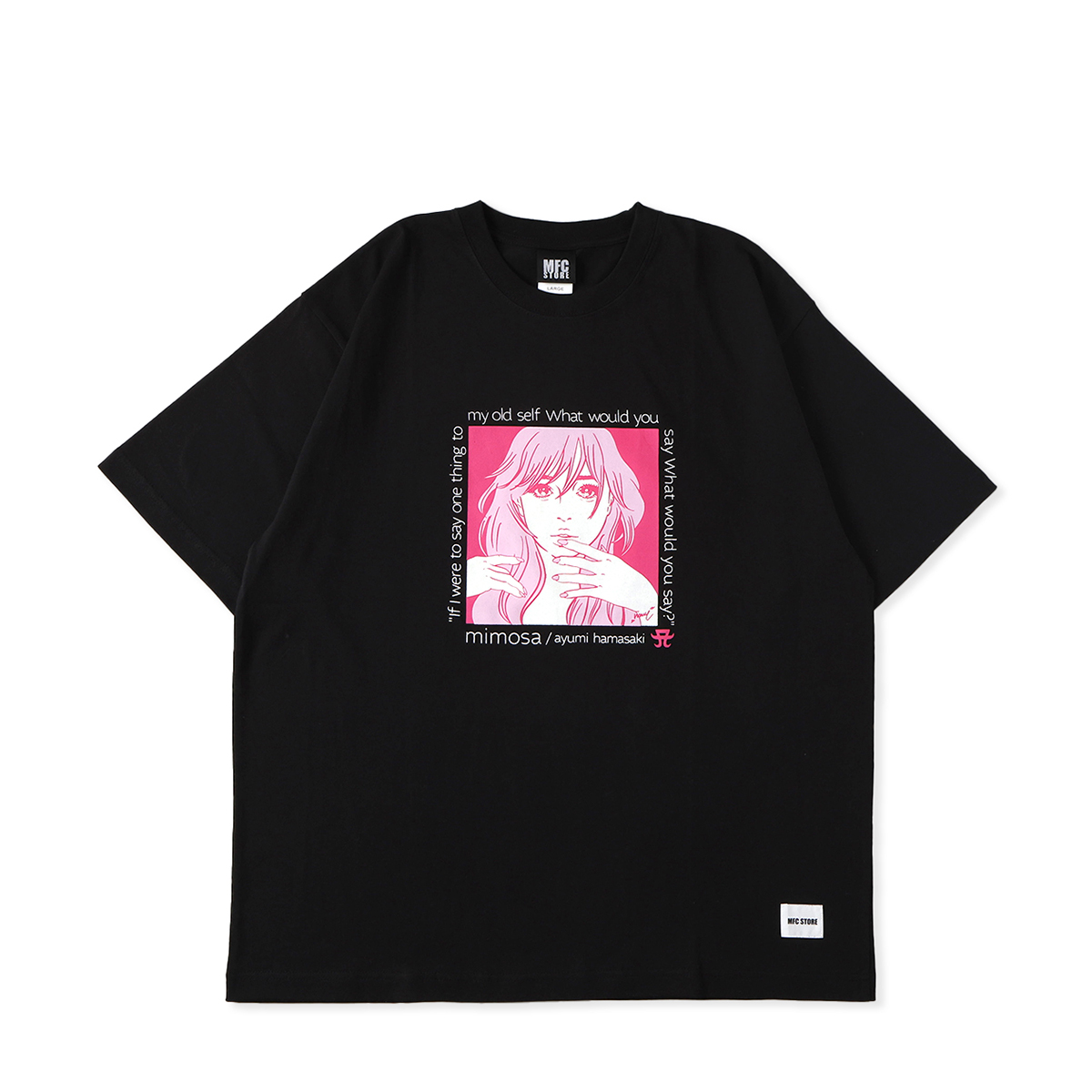 浜崎あゆみ MFC mimosa tシャツ xs ステッカー 浜崎あゆみがMFCストア