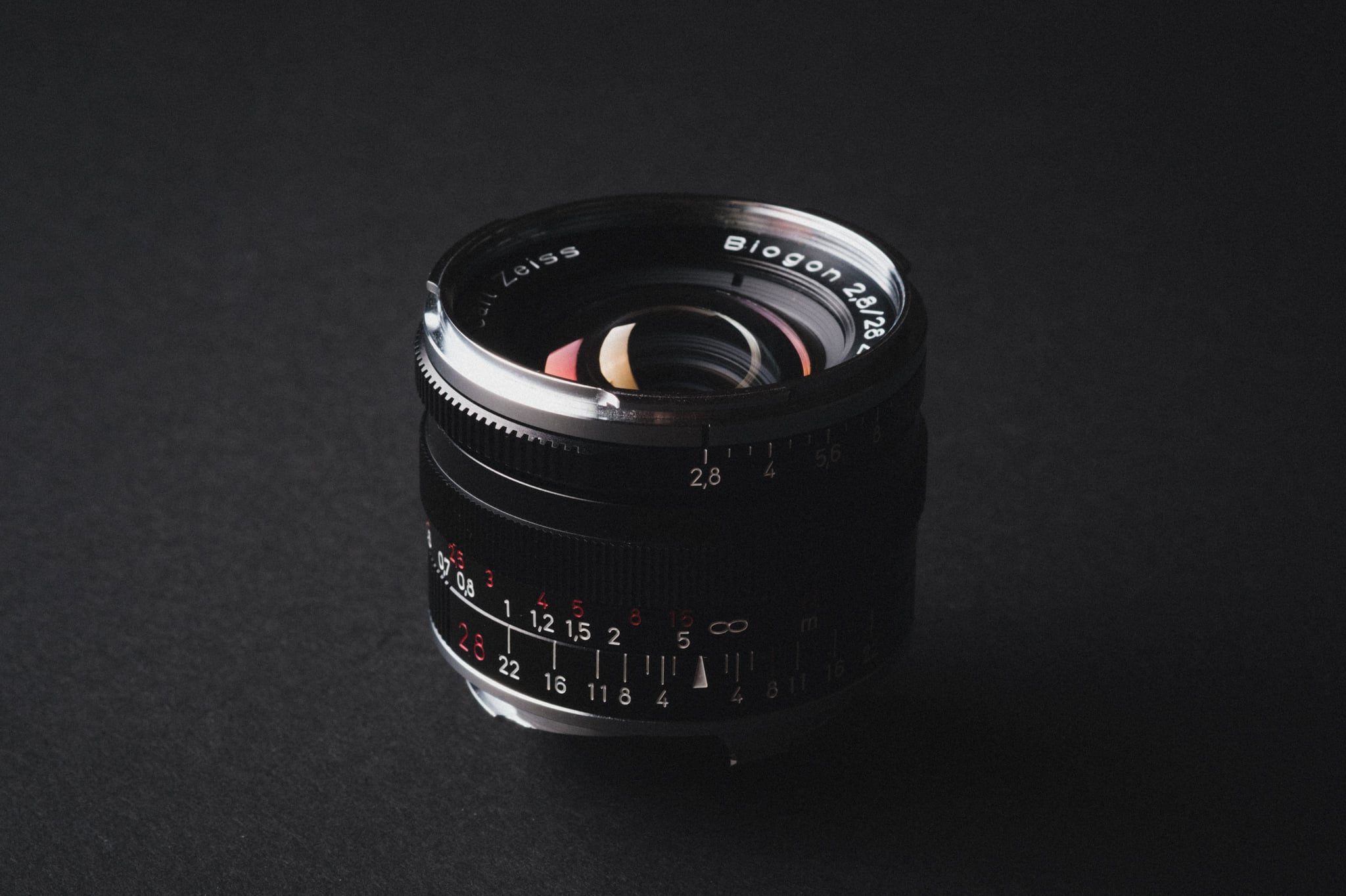 CONTAX CarlZeiss Biogon 28mm F2.8 ブラック 単焦点】 CONTAX Biogon