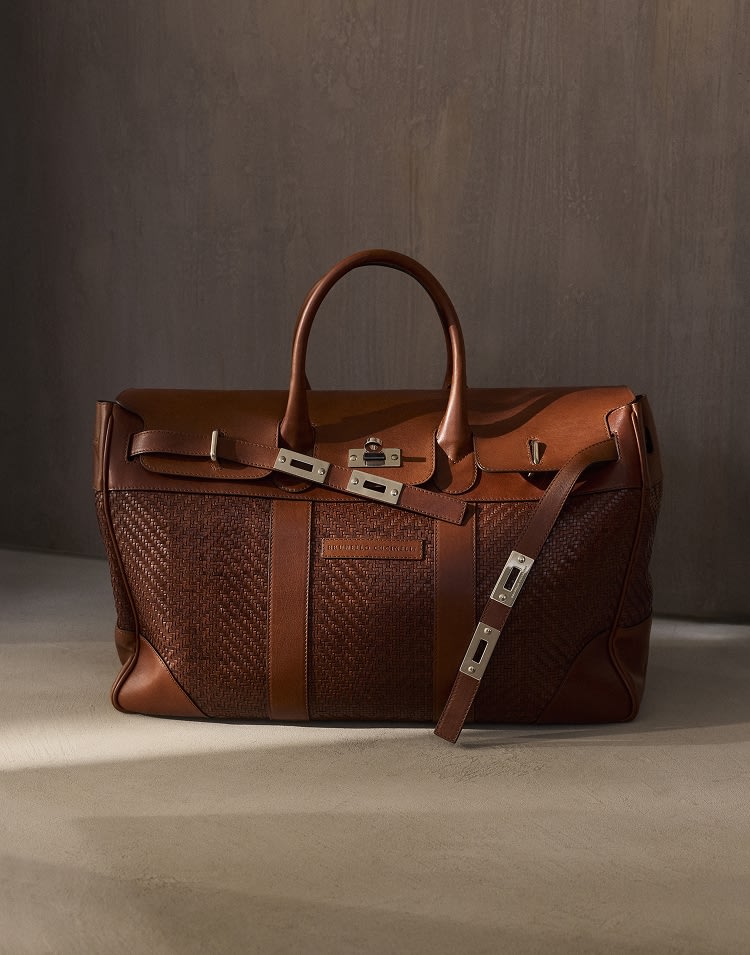 Men's leather bags and backpacks | Brunello Cucinelli