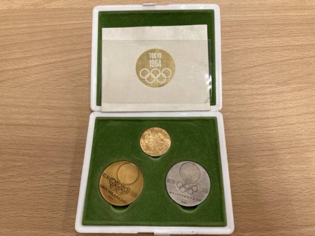 1964年東京オリンピック限定記念メダル金銀銅3点セット未使用（保存品）