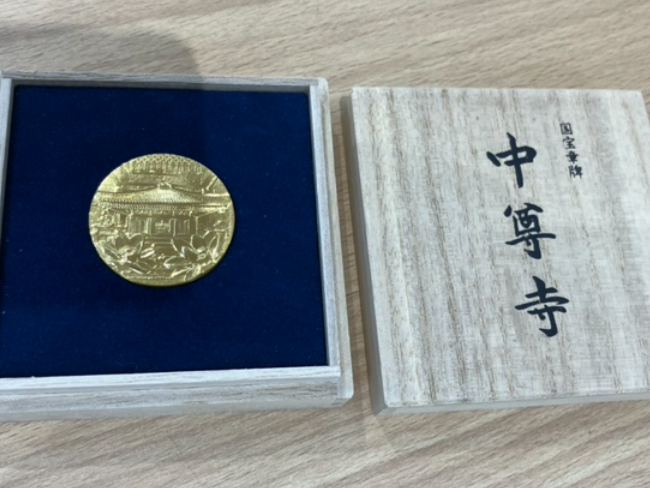 造幣局製造の国宝章牌シリーズより慈照寺（銀閣寺）になります