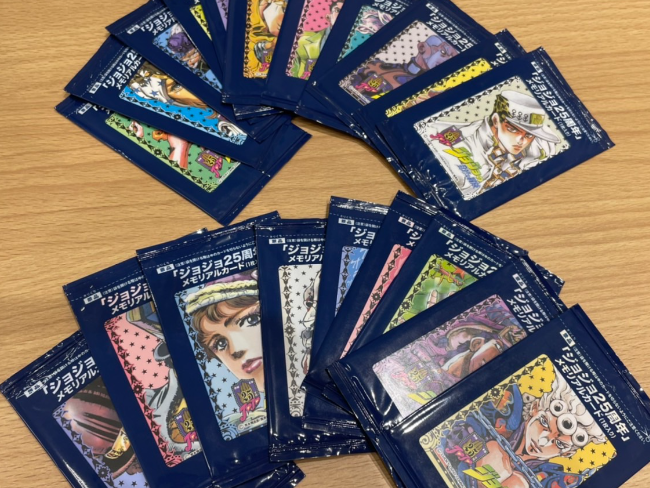 ジョジョ 25周年 メモリアルカード アナスイ 15枚 ジョジョの奇妙な