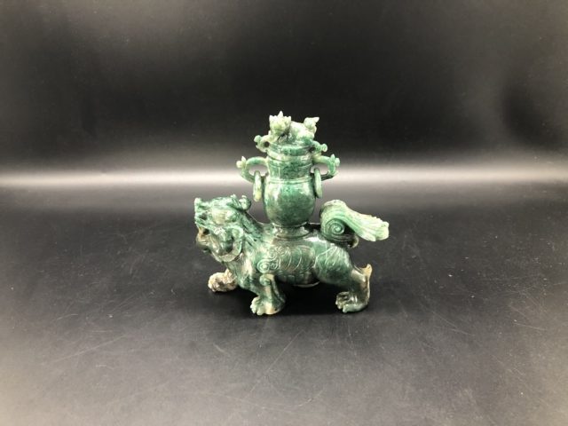 翡翠 獅子香炉 ｜ ブランド品の買取ならエコリング