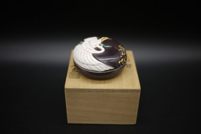 中村翠嵐 香合 楽天市場】茶道具 香合交趾 兎（うさぎ）京都 中村翠嵐作 :