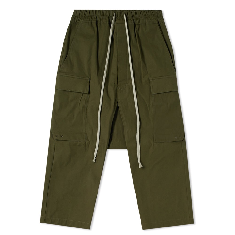 美品 Rick Owens Cargo Cropped 50 L グリーン 美品 Rick Owens Cargo
