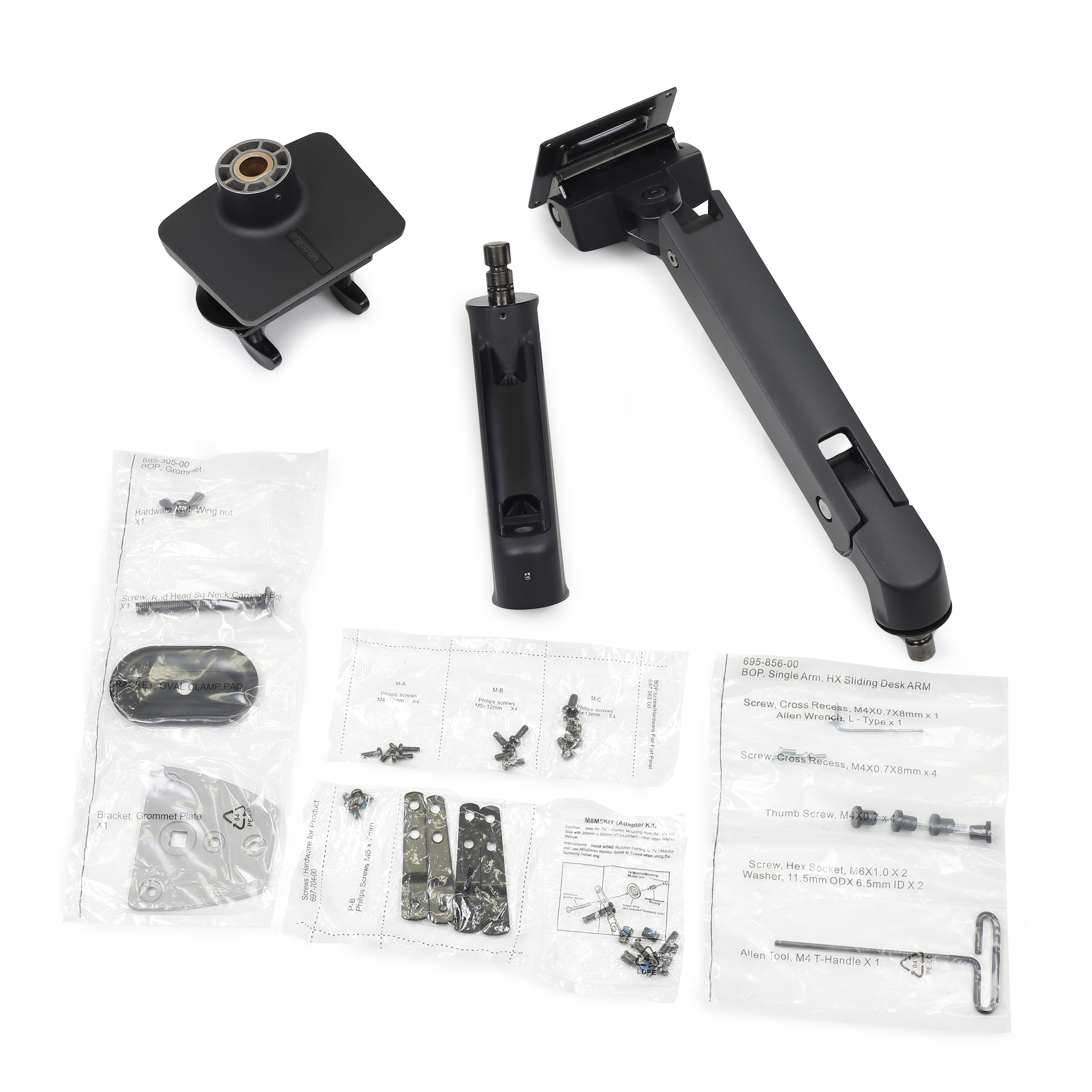 Heavy Duty Monitor Arm | Ergotron HX Desk Mounted Monitor Stand