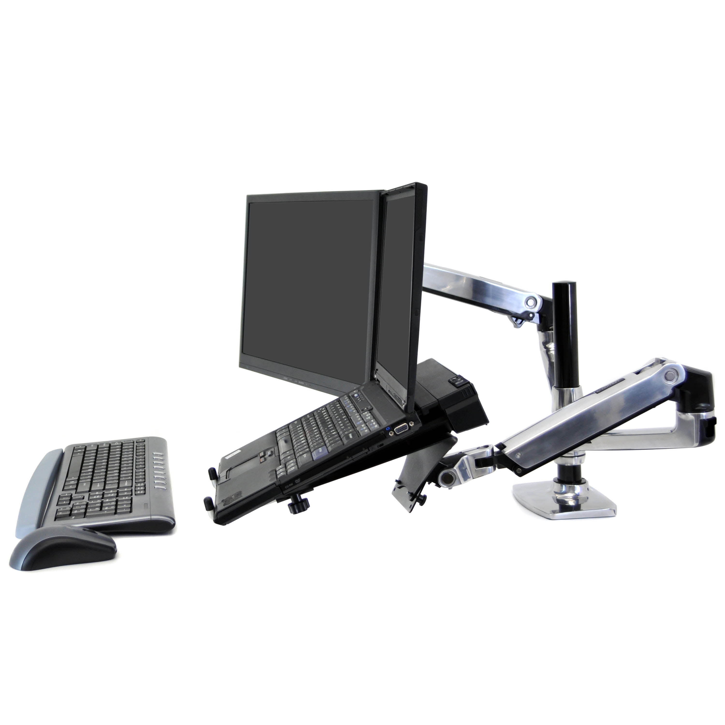 LX Dual Stacking Monitor Arm | Ergotron Dual Monitor Stand