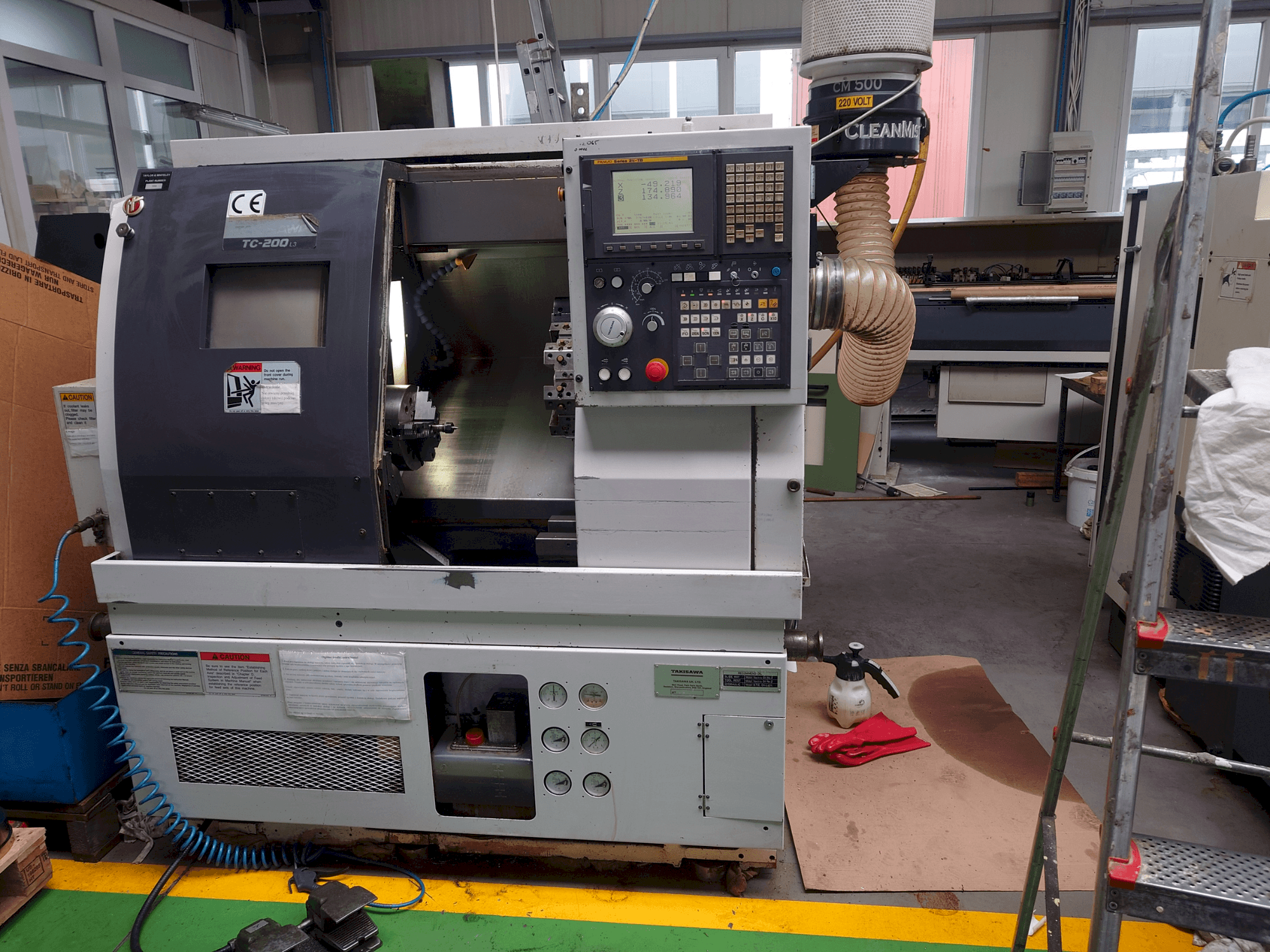 Machine's specifications - Takisawa TC-200L3 Used machines - Exapro