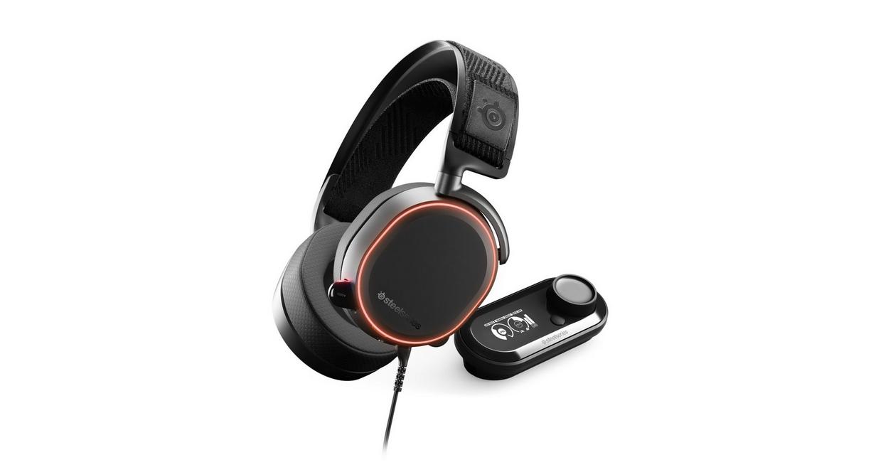 SteelSeries Arctis Pro and GameDAC Hi-Res White Wired Gaming