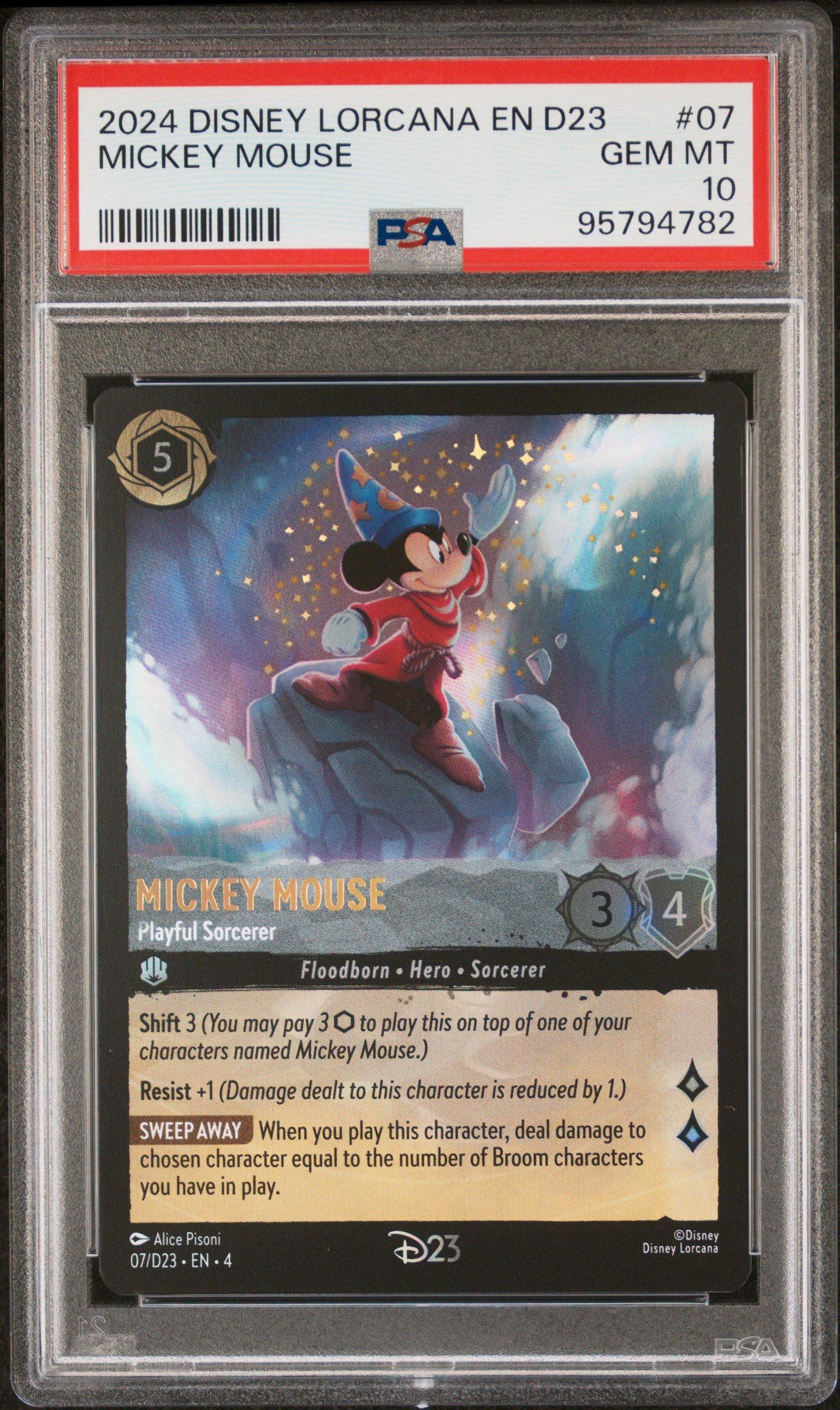 MICKEY MOUSE gencon プロモ psa10 【ロルカナ】 Mickey Mouse プロモ