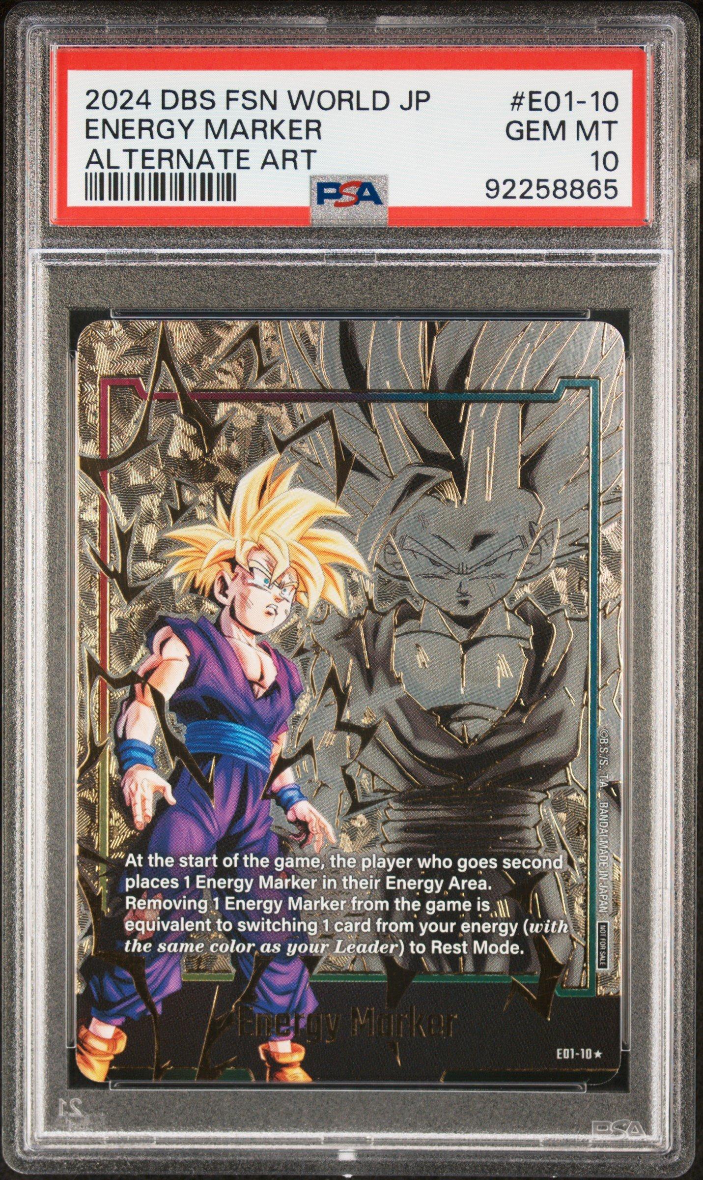 PSA10 エナジーマーカー(孫悟空&ジレン) チャンピオンシップ