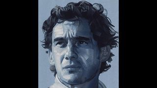 アイルトン・セナ 肖像画 限定印刷 2402/3000 アイルトン・セナ 肖像画