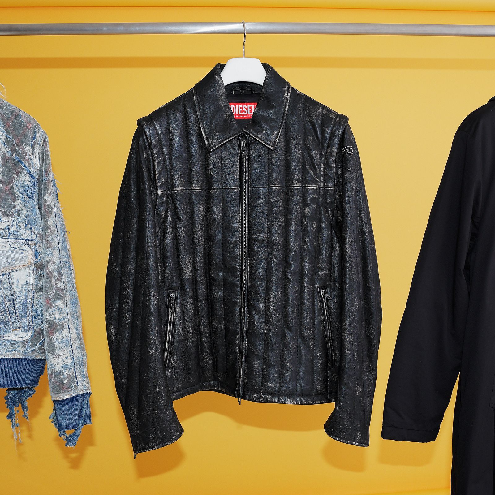 ド迫力の加工素材で魅了するディーゼル──特集：ロングがショートか