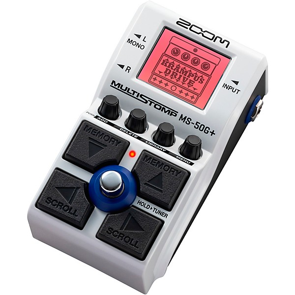 Zoom MS-50G+ Multistomp Guitar Effects Pedal White | Guitar Center
