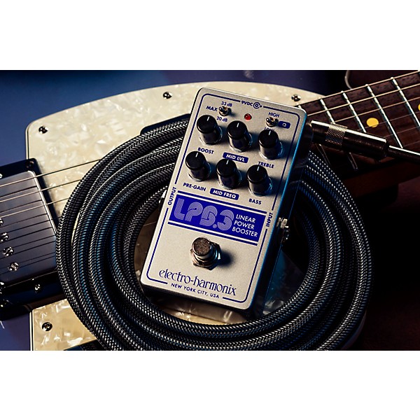 Electro-Harmonix LPB-3 Linear Power Booster & EQ Effect Pedal
