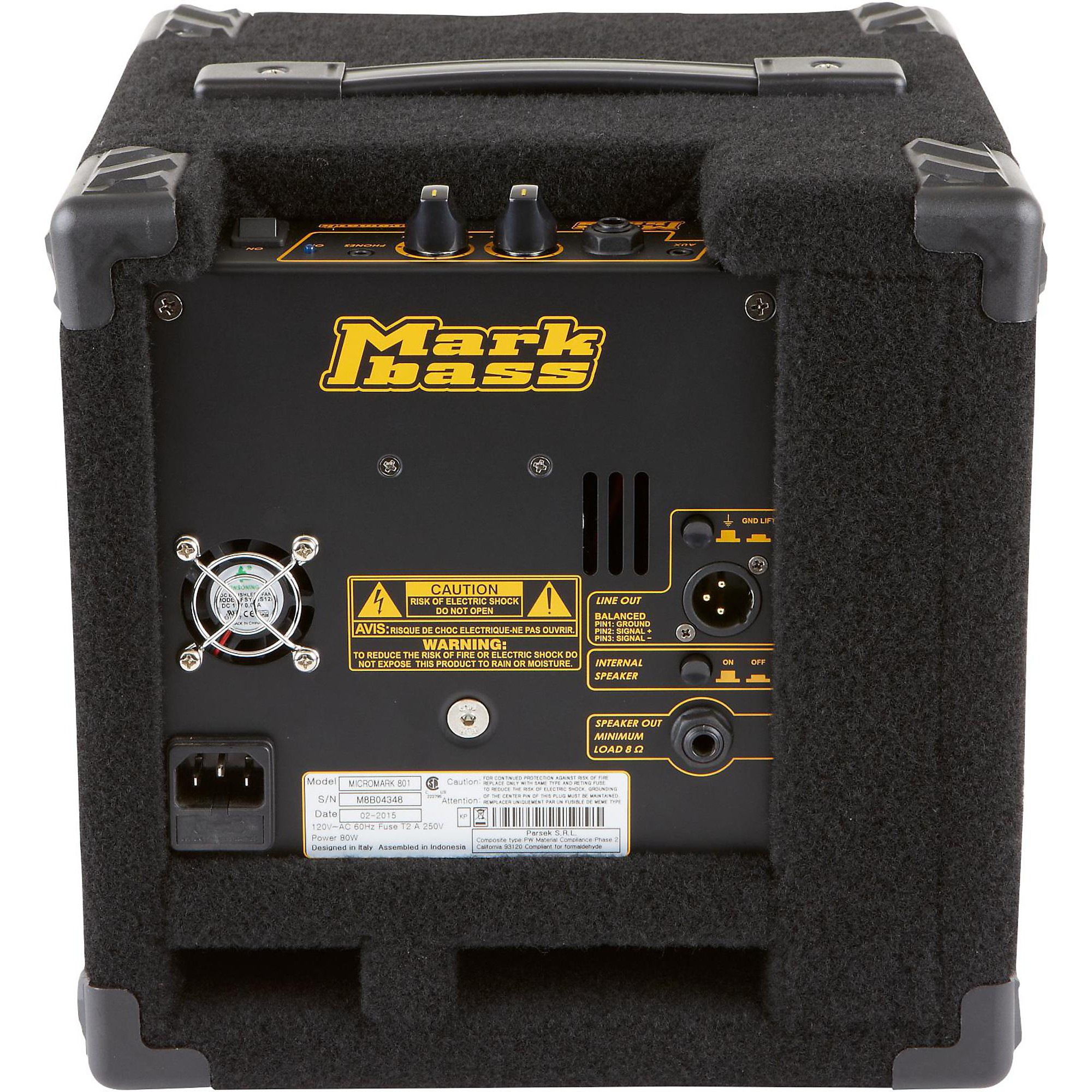 Markbass Micromark 801 60W 1x8 Bass Combo Amp | Guitar Center