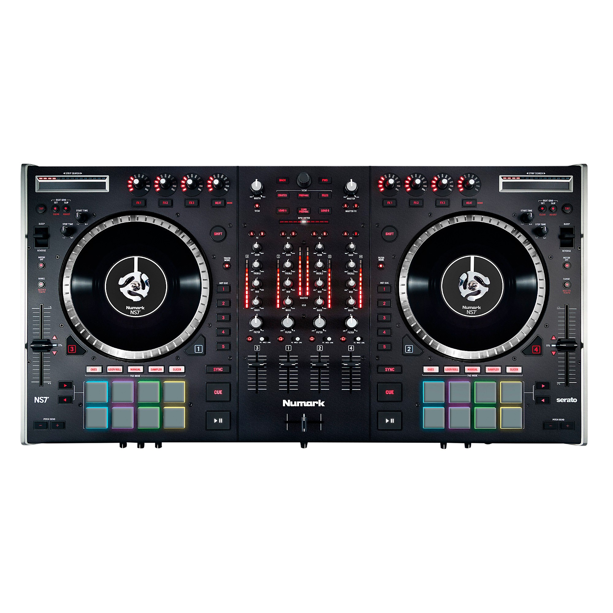 Open Box Numark NS7II - 4 Channel DJ Performance Controller