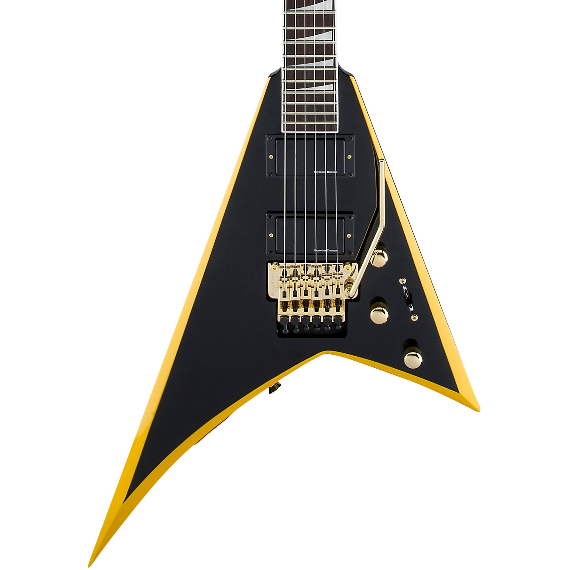 Jackson X Series Rhoads RRX24 Electric Guitar Black with Yellow