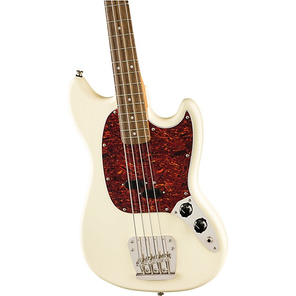Squier Classic Vibe '60s Mustang Bass Guitar Olympic White