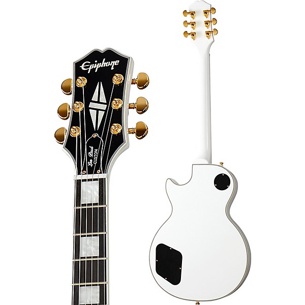 Epiphone Les Paul Custom Electric Guitar Alpine White | Guitar Center