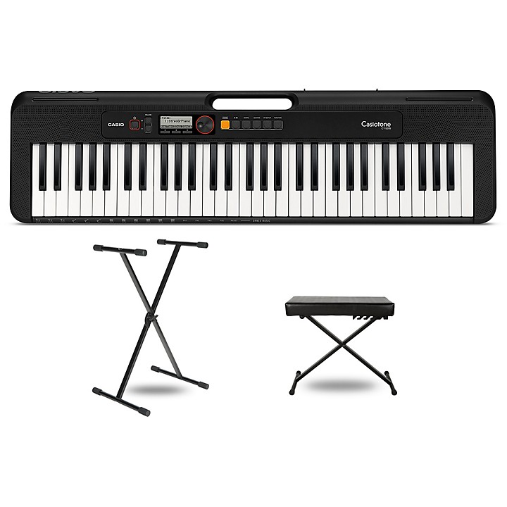Casio Casiotone CT-S200 Keyboard With Stand and Bench Black