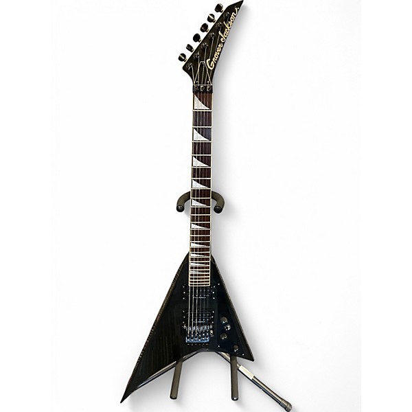 Used Grover Jackson RANDY RHOADS METALLIC BLACK Solid Body