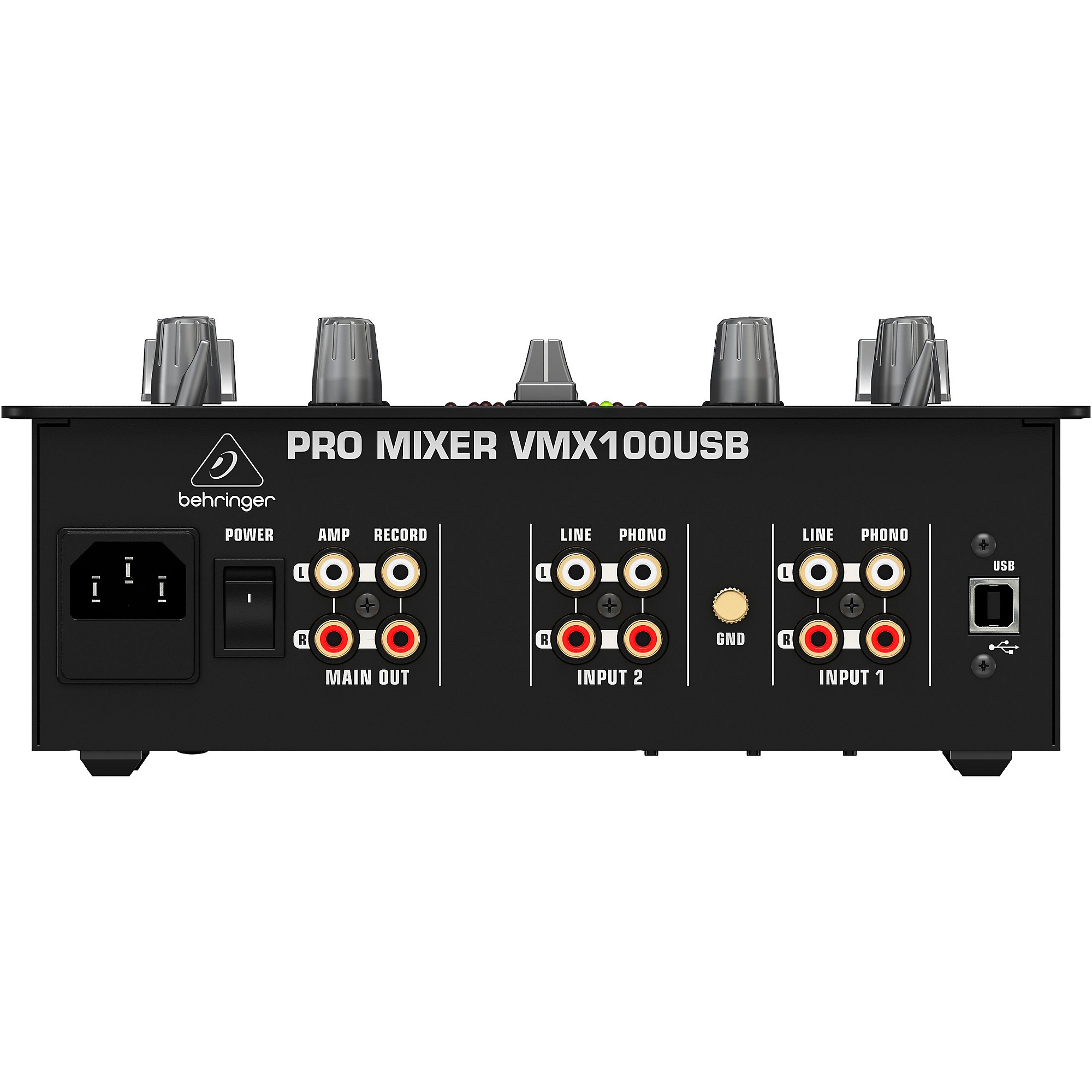 Behringer VMX100USB Professional 2-Channel DJ Mixer | Guitar Center