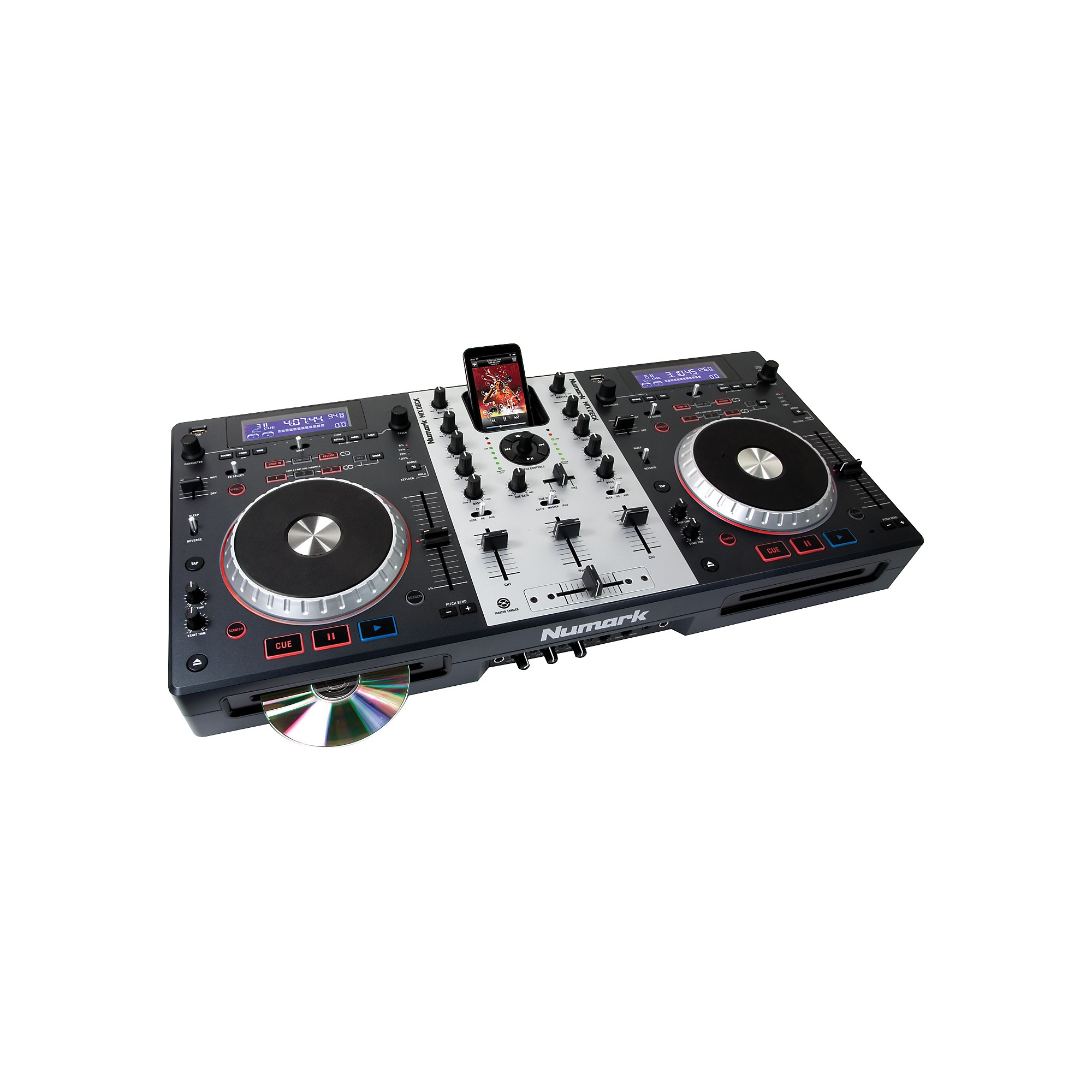 Open Box Numark MixDeck Universal DJ System in Silver | Guitar Center