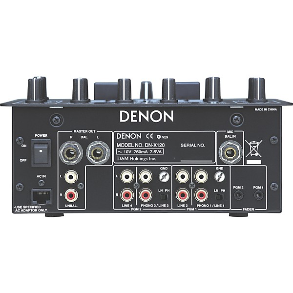Restock Denon DJ DN-X120 Compact Performance DJ Mixer | Guitar Center